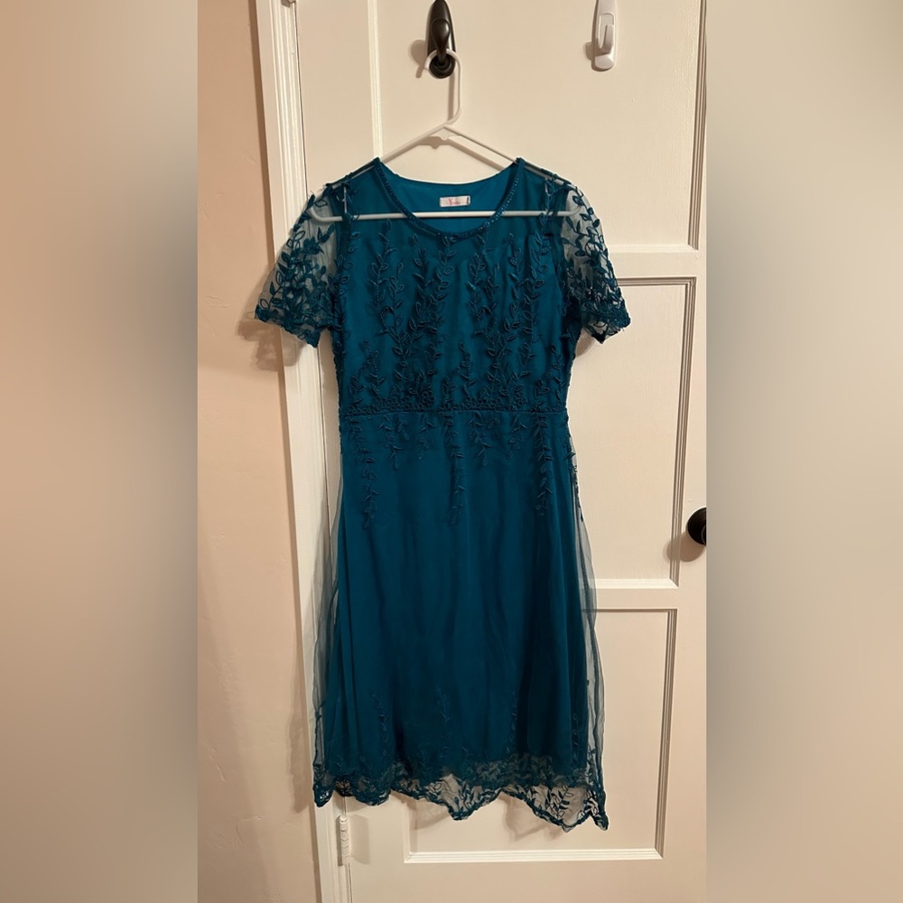 Blue Lace Dress